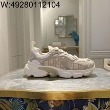 [QR 5009] 디올 vibe 바이브 이음 배색 스니커즈 운동화 다크 베이지