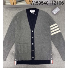 TJ공장 톰브라운 투인원 하프 사선 가디건 미디움 그레이