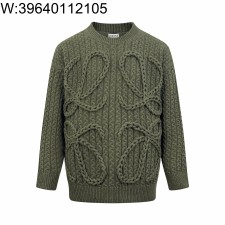 [잔디집2] 로에베 트위스트 점보 로고 스웨터 니트 올리브 그린