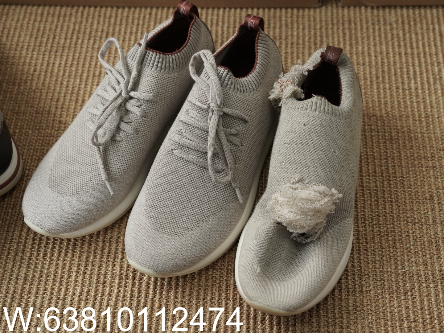 [LP공장] 로로피아나 Flexy Walk 플렉시 워크 Lady Wish 스니커즈 베이지