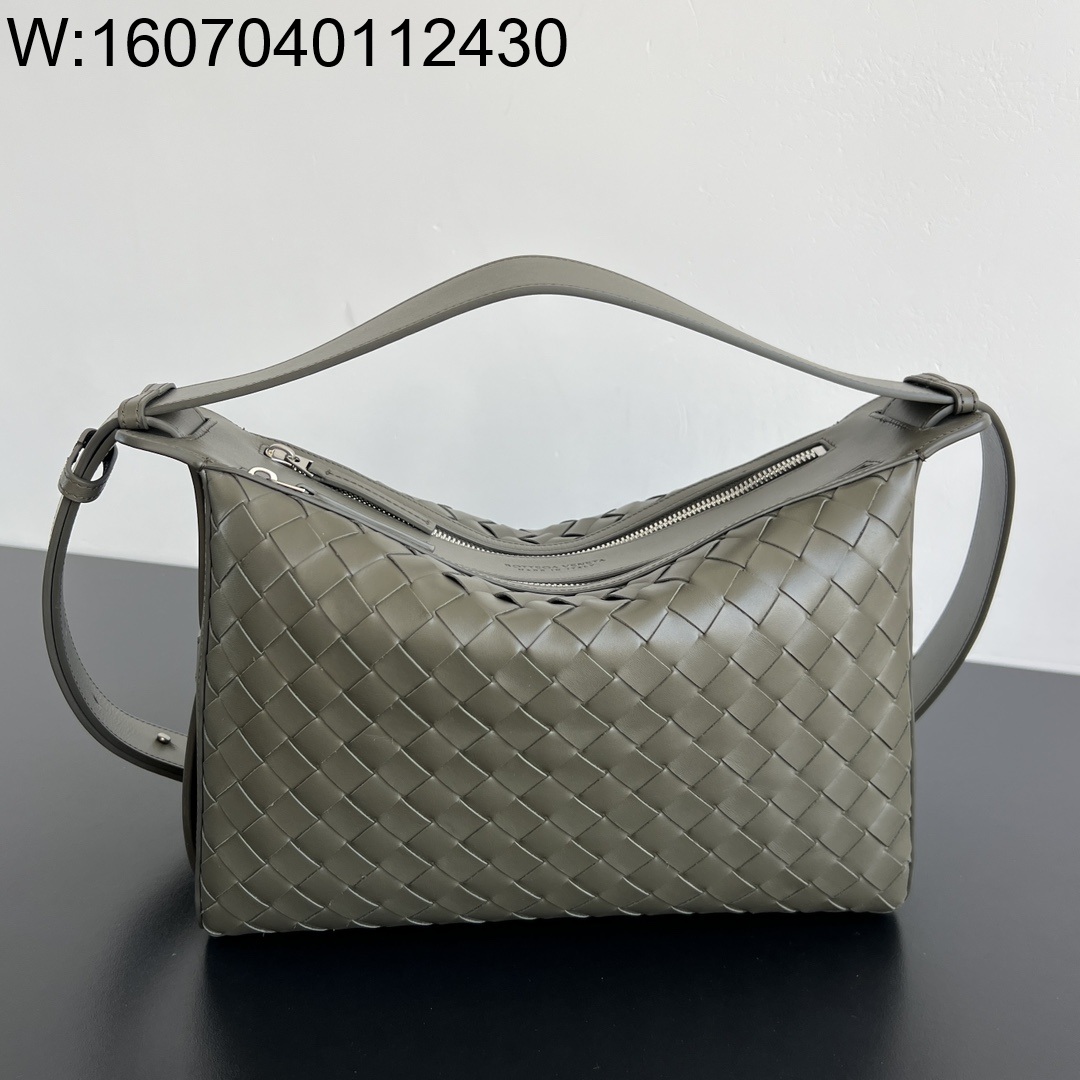 징 팩토리 보테가베네타 인트레치아토 트라이베카 탑 핸들 백 836016 30.5*20*9cm 사이프러스