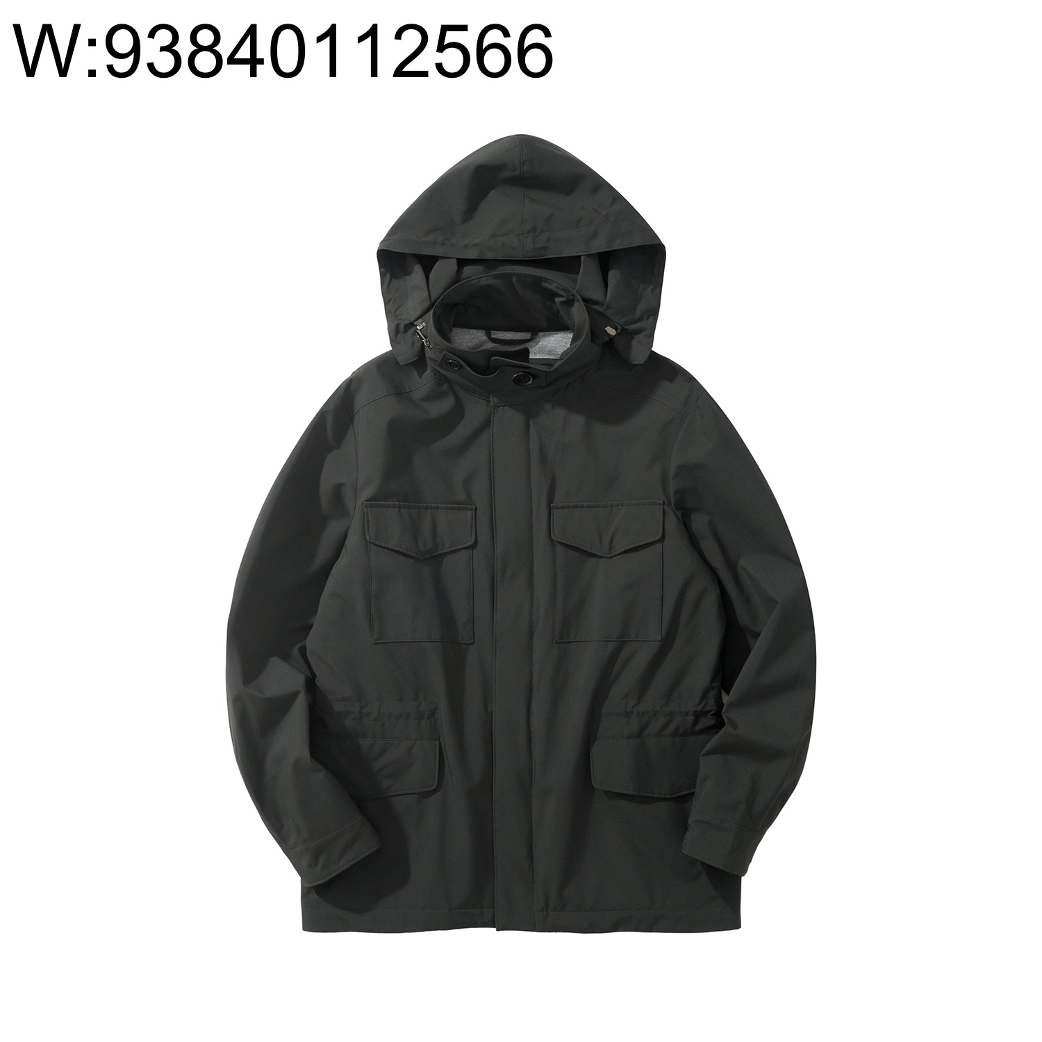 [흰] 로로 피아나 Traveller 테크니컬 자켓 블랙