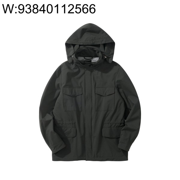 [흰] 로로 피아나 Traveller 테크니컬 자켓 블랙