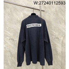 GTR공장 발렌시아가 마스킹 테이프 긴팔티 차콜