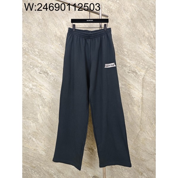 GTR공장 발렌시아가 마스킹 테이프 배기 팬츠 차콜