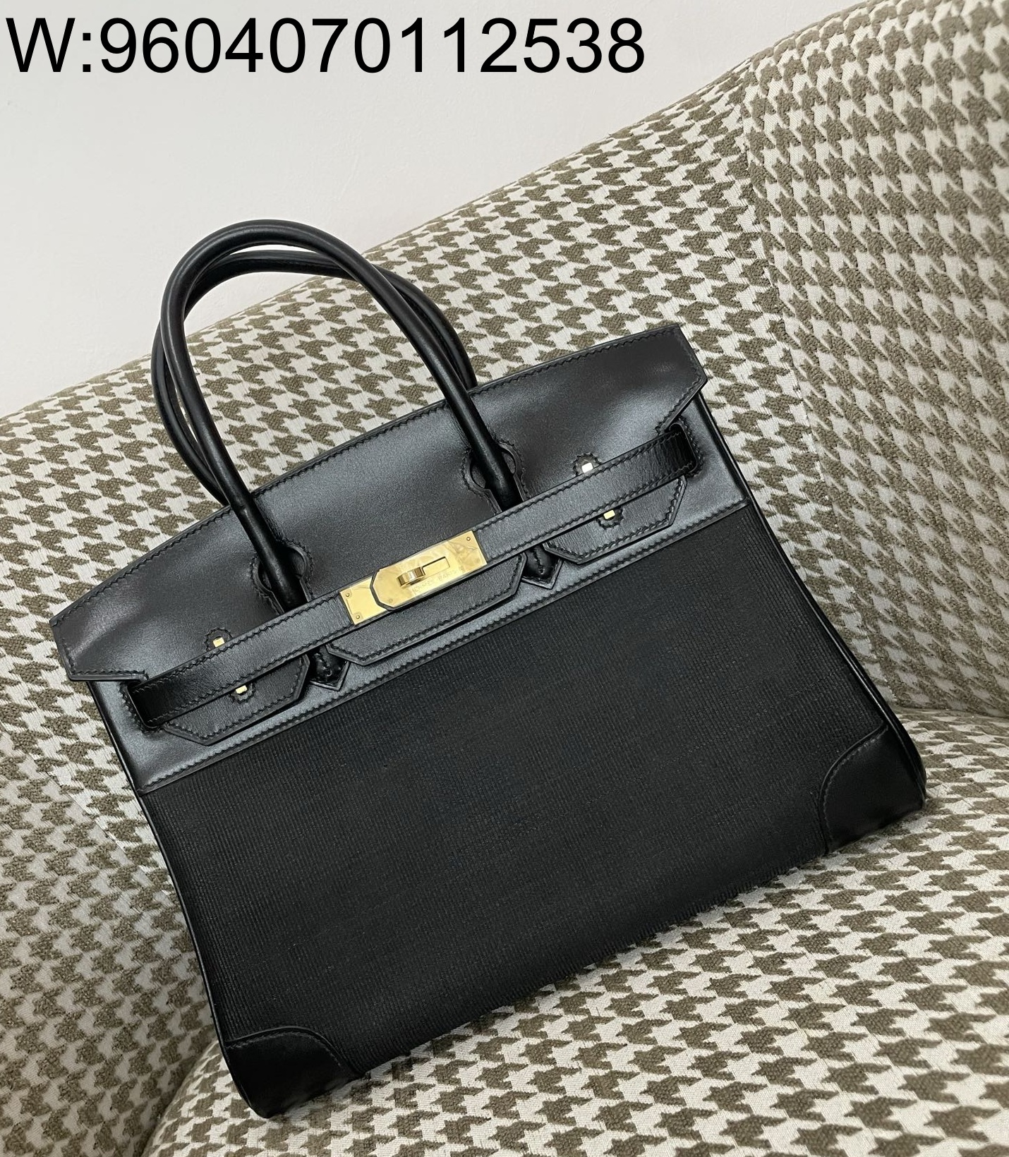 [장인의집] 에르메스 버킨 30 금장 box 말털 블랙