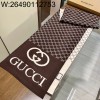 AGG 구찌 GG로고 모노그램 캐시미어 스카프 브라운 32*200cm