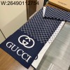 AGG 구찌 GG로고 모노그램 캐시미어 스카프 네이비 32*200cm