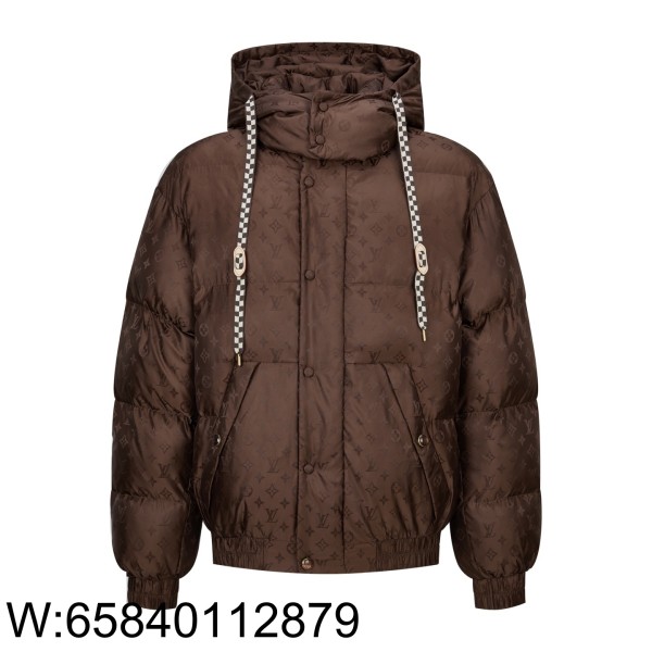 [잔디집2] 루이비통 블루종 점퍼 패딩 코튼 브라운 1AJBCK