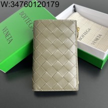 징 팩토리 보테가베네타 인트레치아토 반지갑 749940 14.5*9.5cm 배색 올리브 블루