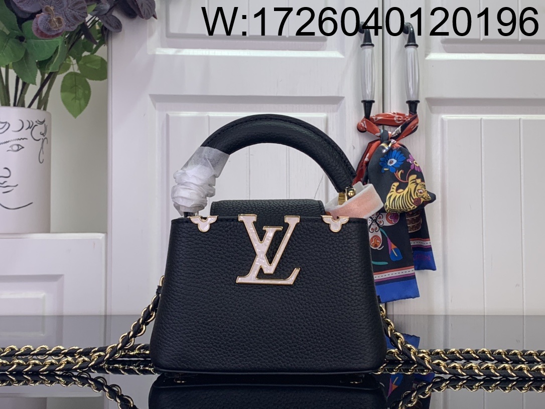 [88factory] 루이비통 카퓌신 나노 M10166 16.3*11*6.5cm 블랙