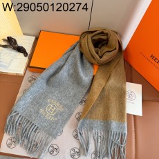 AGG 에르메스 H 자수 캐시미어...