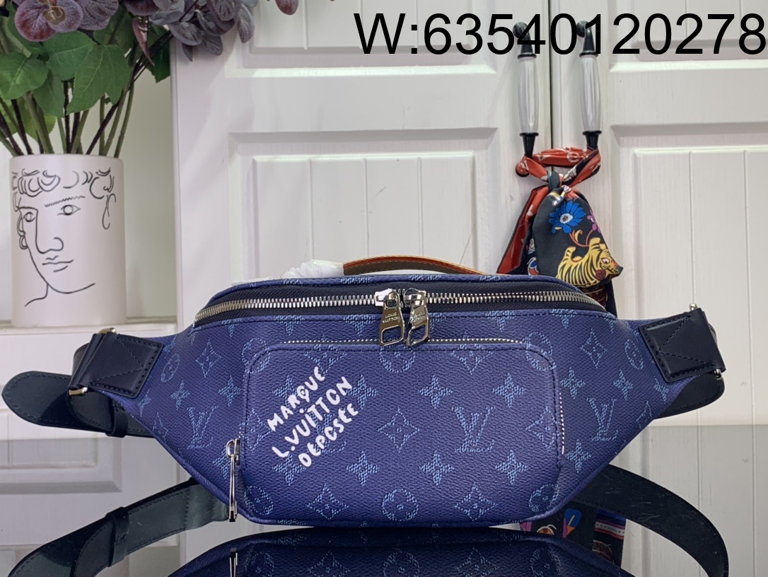 [88factory] 루이비통 러시 범백 M26821 30*15*8cm 블루
