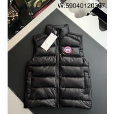 V공장 개나다구스 패딩 조끼 블랙