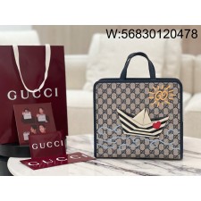 [JHL] 구찌 칠드린 범선 GG 프린트 토트백 605614 28*26.5*9cm