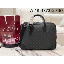 [JHL] 구찌 GG 엠블럼 미디움 브리프케이스 블랙 821149 40*30*6cm