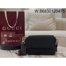 [JHL] 구찌 스몰 GG 크로스바디 백 웹 블랙 821617 19*15*7cm