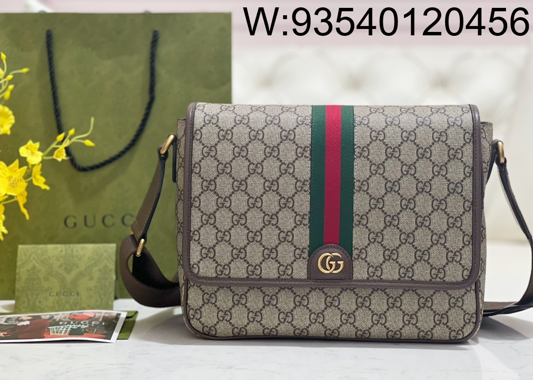 [JHL] 구찌 오피디아 미디움 메신저백 베이지 에보니 761741 28*22*8cm