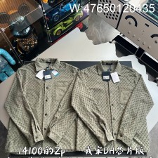 V공장 루이비통 프렌치 테리 자카드 긴팔 오버셔츠 1AHVXO