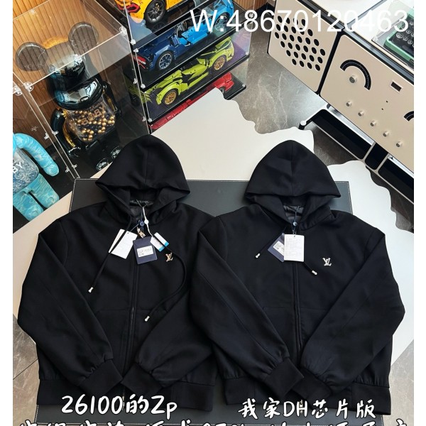 V공장 루이비통 테일러드 테크니컬 울 후디드 블루종 후드집업 1AIWF7