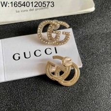 AGG 구찌 빈티지 진주 큐빅 G...