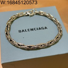 AGG 발렌시아가 빈티지 BB 볼드 체인 로프 팔찌