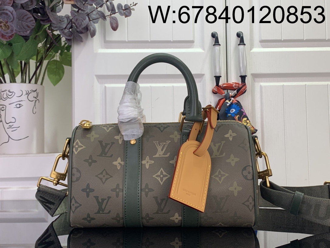 [88factory] 루이비통 키폴 반둘리에 25 M26930 그린 15*11*25cm