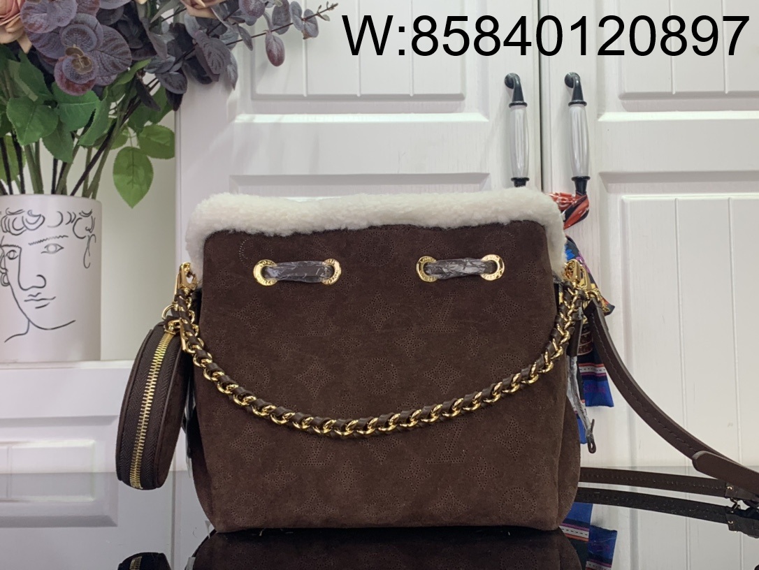 [88factory] 루이비통 벨라 스웨이드 M26684 다크 브라운 22*14*19cm