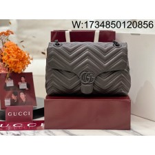 [JHL] 구찌 GG 마몽 미디엄 숄더백 초콜릿 850676 31*17*8cm