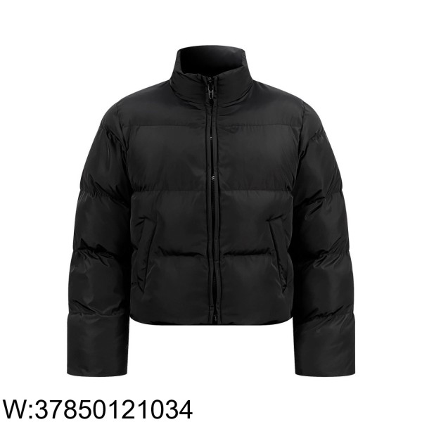 [잔디집2] 발렌시아가 SHRUNK 푸퍼 코튼 숏 자켓 패딩 블랙