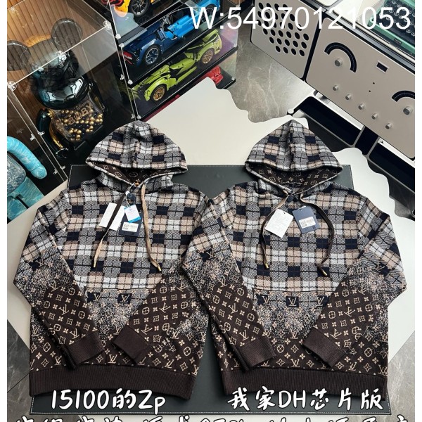 V공장 루이비통 모노그램 페이디드 플래드 후디티 1AJCB1