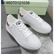 [152] 버버리 레더 세트 스니커즈 화이트 샌드 베이지