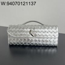 징 팩토리 보테가베네타 안디아모 클러치 741511 31*13*3cm 실버