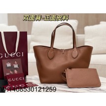 [JHL] 구찌 토티시마 미디움 리버시블 토트 백 브라운 839112 30(50)*27*23cm