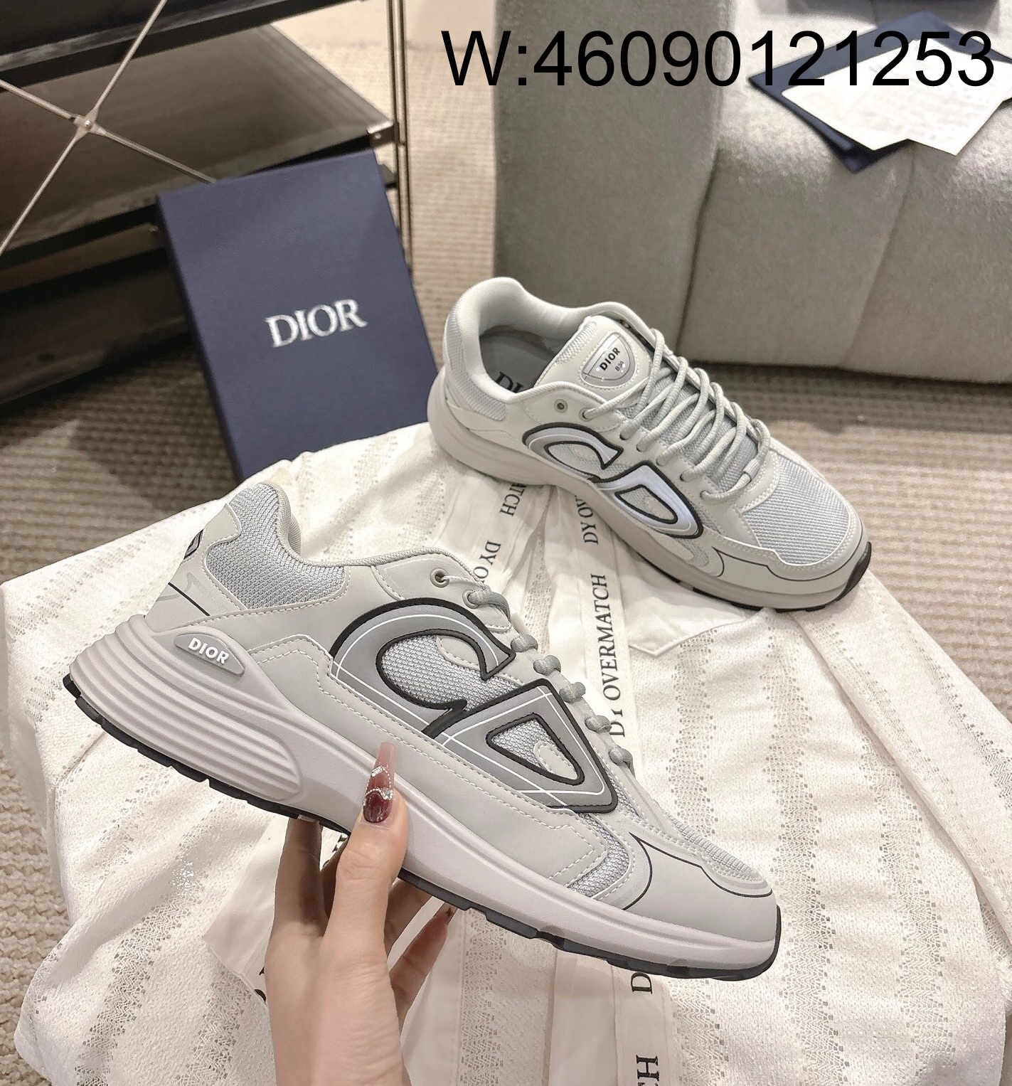 [327] 디올 B30 스니커즈 메쉬 아이보리