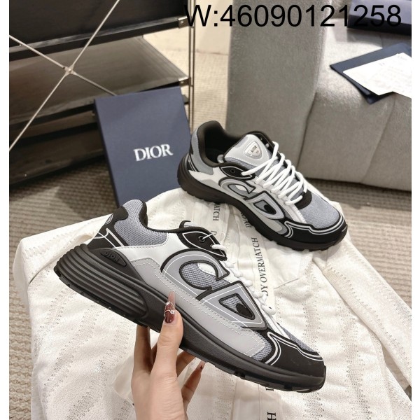 [327] 디올 B30 스니커즈 메쉬 테크니컬 패브릭 블루 그레이