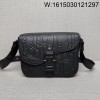 [JHL] 디올 스몰 새들 메신저 백 플랩 디올 그래비티 레더 앤 그레인드 카프스킨 블랙