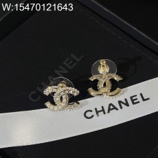 AGG 샤넬 진주 큐빅 CC 귀걸...