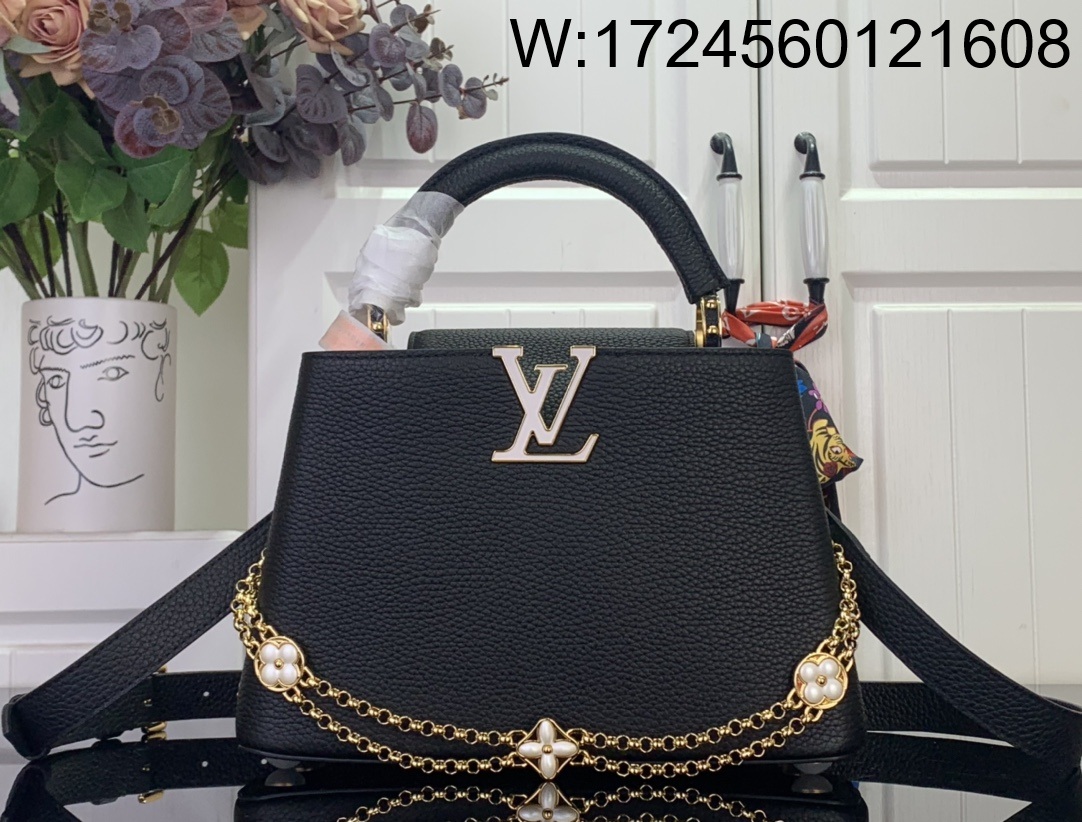 [88factory] 루이비통 카퓌신 BB M25461 17.3*9*27cm 블랙