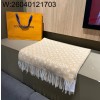 AGG 루이비통 게임 온 스카프 195*45cm 베이지 양털
