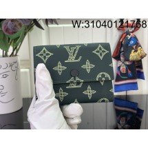 [88factory] 루이비통 빅토린 월릿 흑녹색 M14793 11.5*9*2.5cm