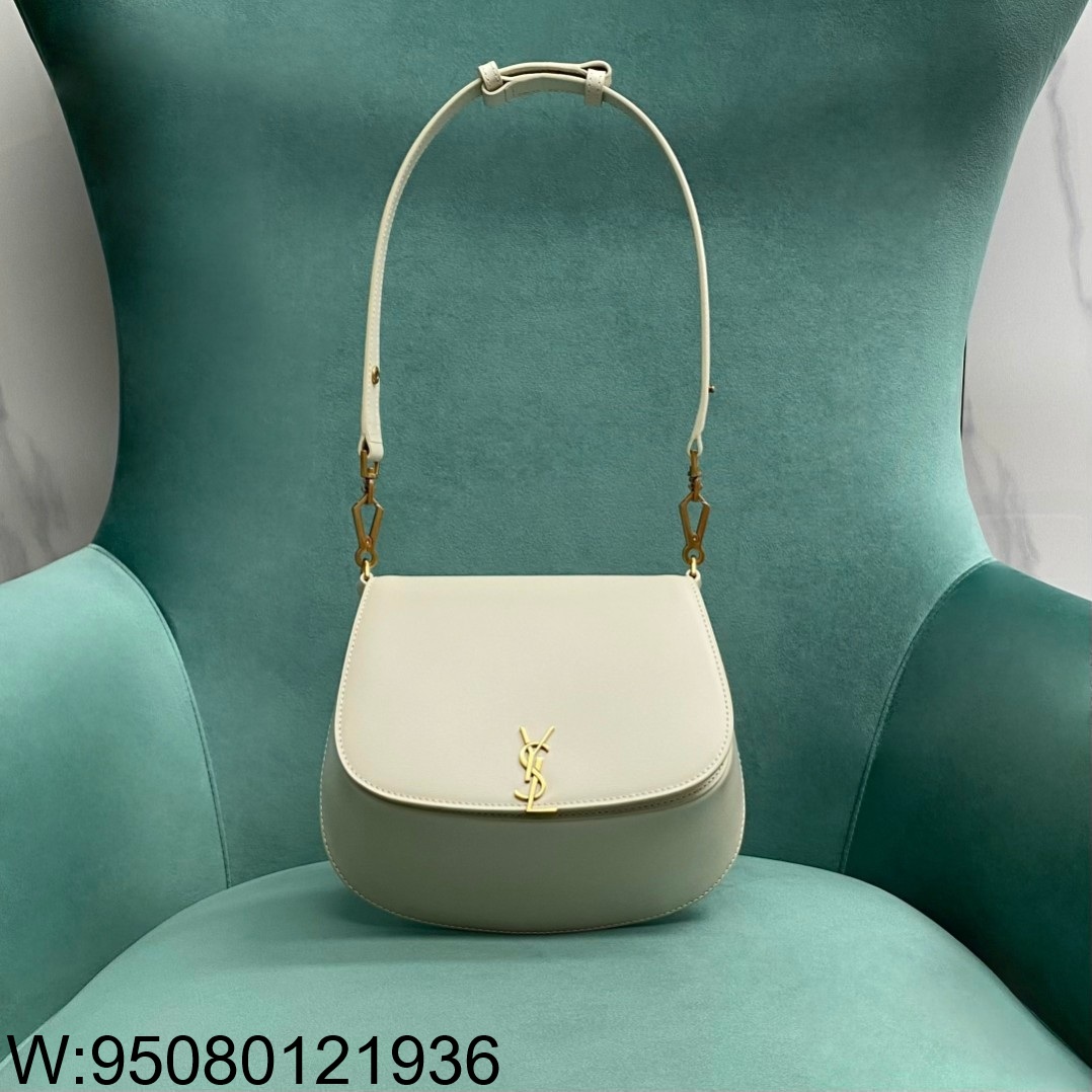 Pomegrante 생로랑 VOLTAIER 탑 핸들 백 인 박스 800846 20*7*17cm 화이트