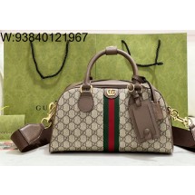 [JHL] 구찌 오피디아 미디움 GG 탑 핸들 백 베이지 에보니 GG 슈프림 724575 32.5*20*16cm