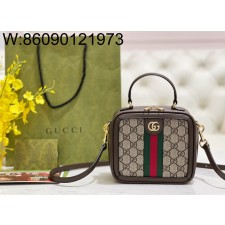 [JHL] 구찌 오피디아 GG 미니 탑 핸들 백 베이지 브라운 GG 슈프림 772157 17*16.5*9.5cm