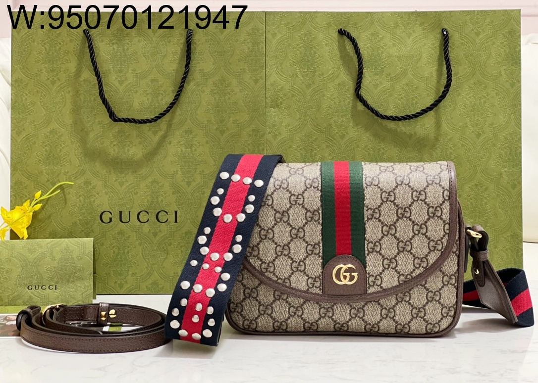 [JHL] 구찌 오피디아 미니 GG 숄더백 베이지 에보니 722117 23*17*7cm