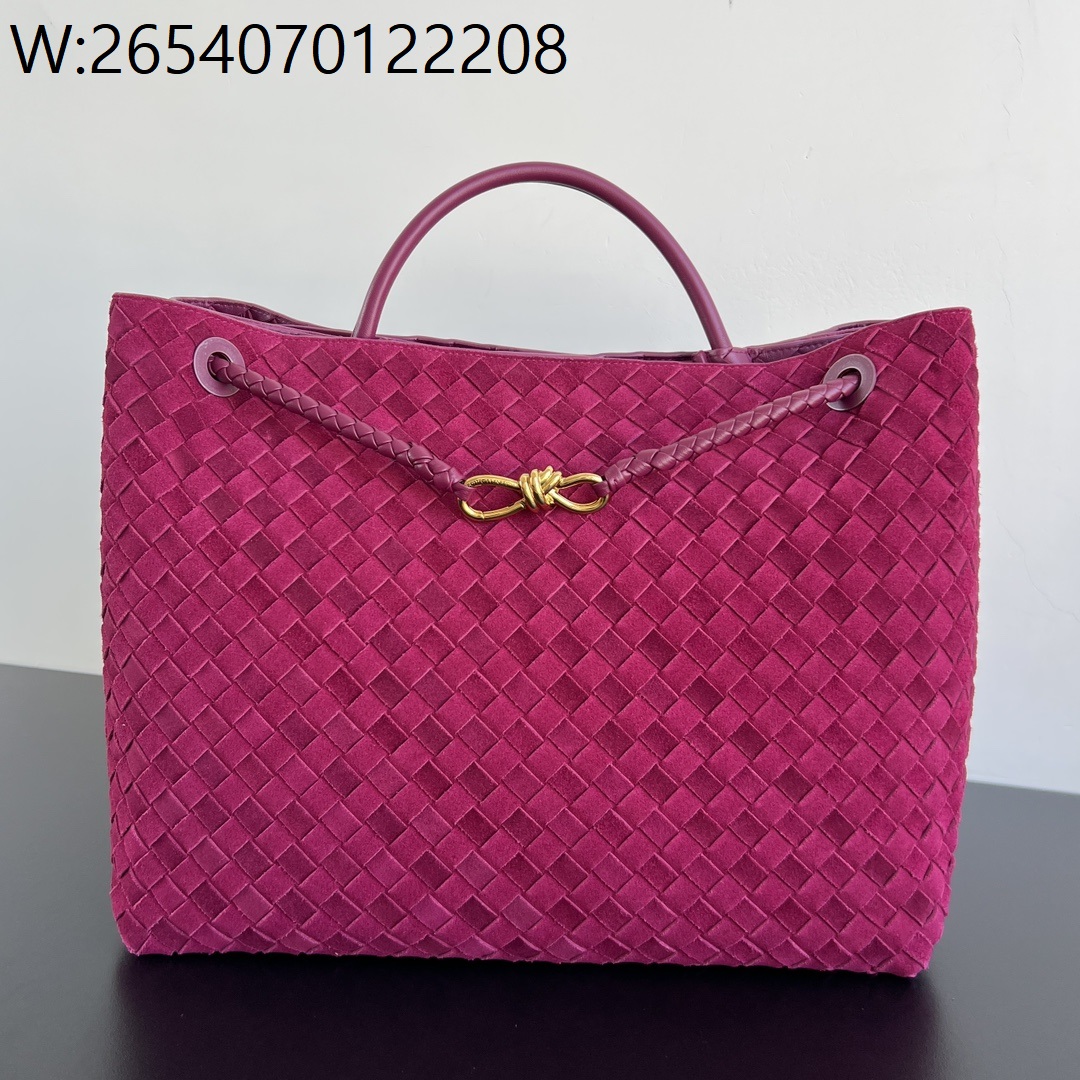 징 팩토리 보테가베네타 라지 안디아모 743575 45*22*34cm 자홍색