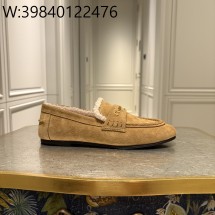 [QR5009] 디올 디올알프스 디올 보이 로퍼 스웨이드 카프스킨 카멜 여성용