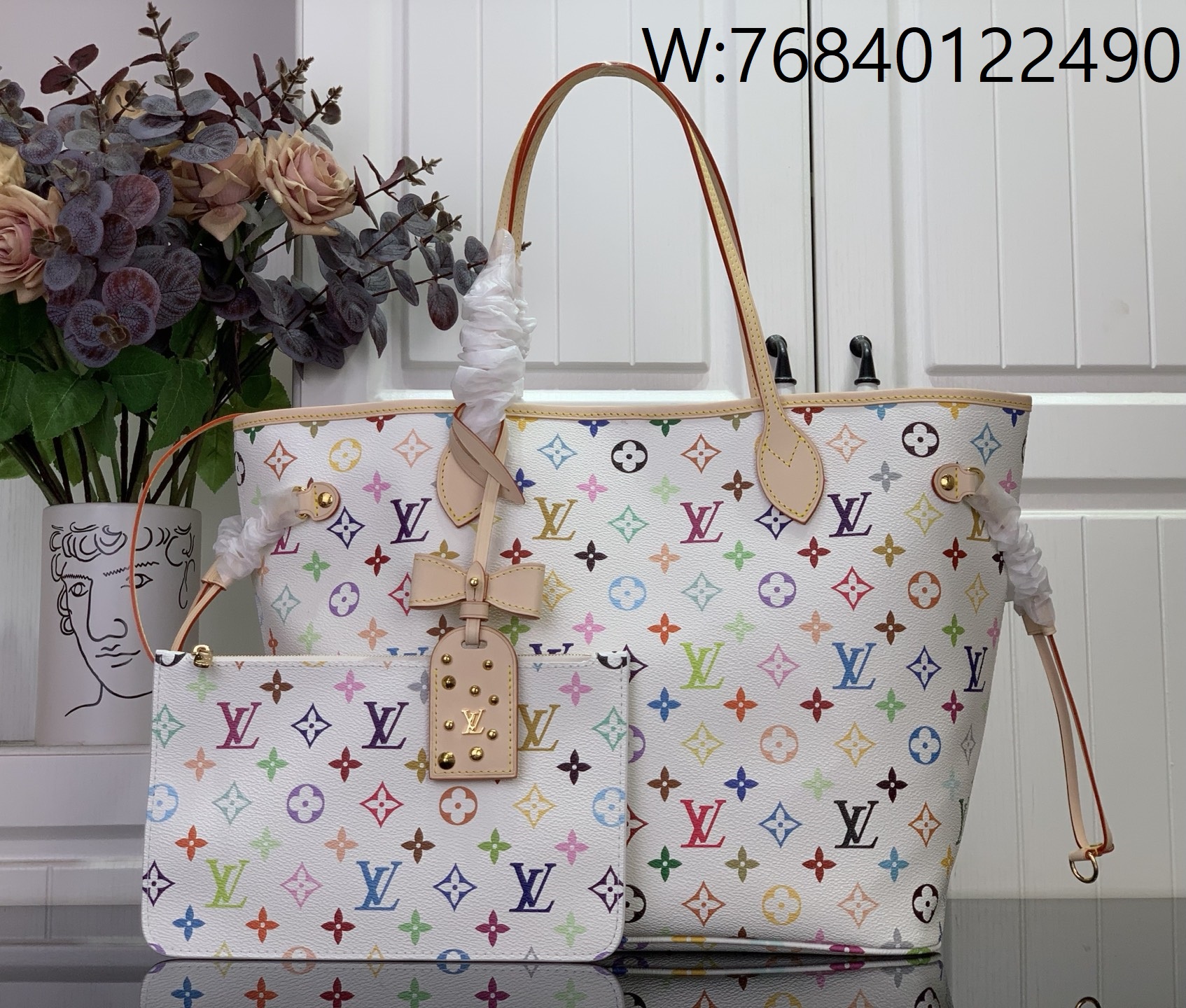 [88factory] 루이비통 네버풀 미디엄 M27787 28*14*31cm 화이트