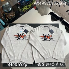 V공장 루이비통 청키 울 캐시미어 크루넥 니트 그레이 1AJBU1