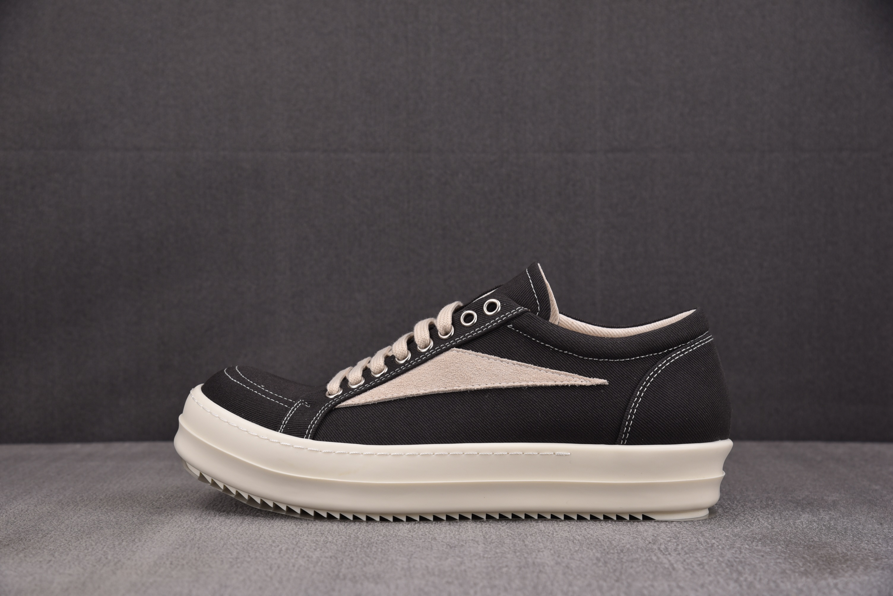 【GD】릭오웬스 DRKSHDW 블랙 그레이 스트라이프 원단